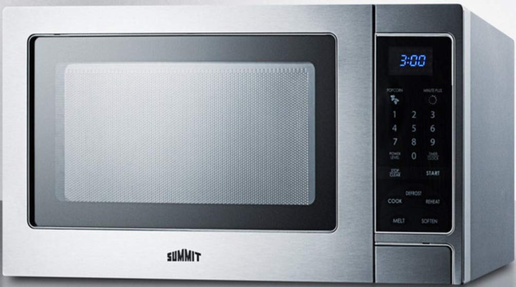 Amazon.com: Summit SCM853 19” Compact Microwave, Stainless steel